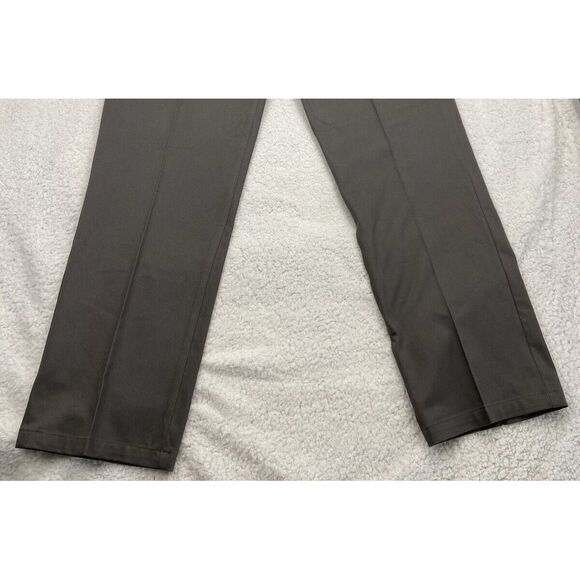 VTG LEE Pants Men 40x32 Dark Gray Relaxed Pleated NO IRON Permanent Crease Dress - Picture 4 of 16
